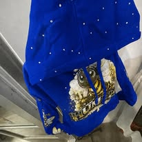 Royal blue Be Humble hoodie